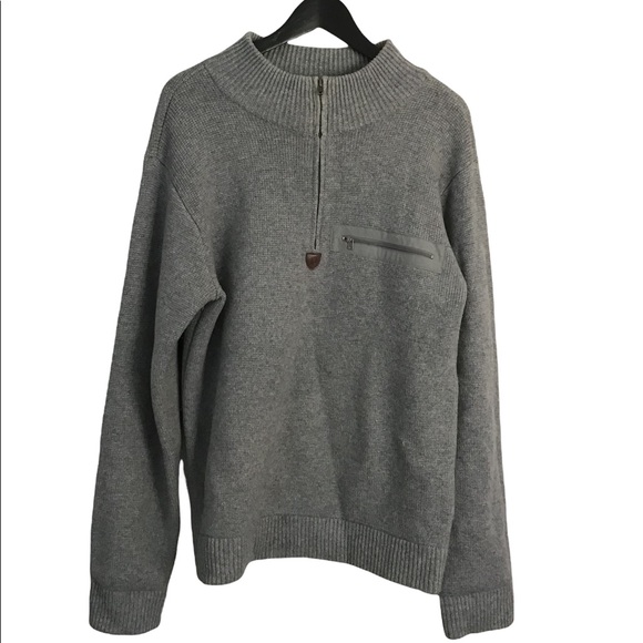 Patagonia Other - Patagonia 80% lambs wool sustainable half zip gray sweater size medium
